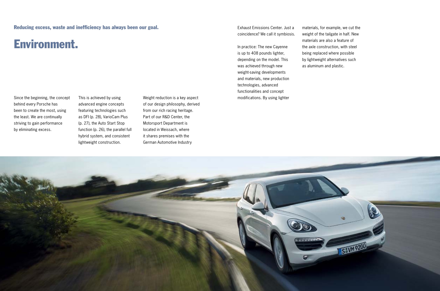 2011 Porsche Cayenne Brochure Page 7